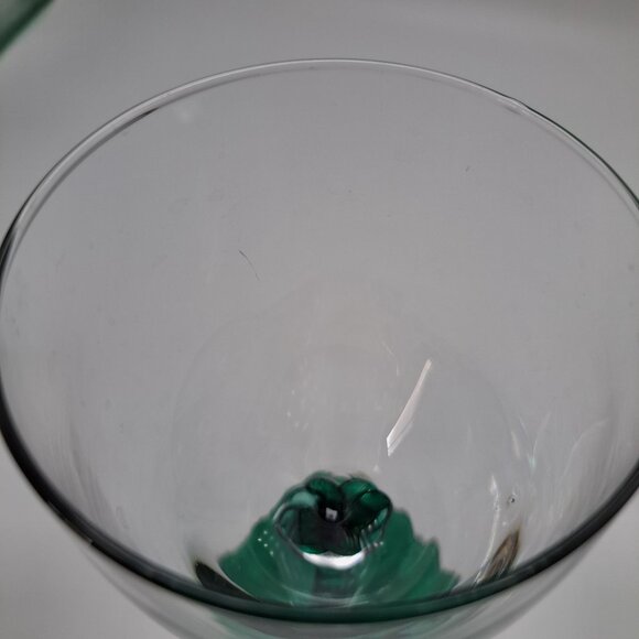 Libbey Domaine Green Juniper Stemmed Water Glass - Picture 3 of 11